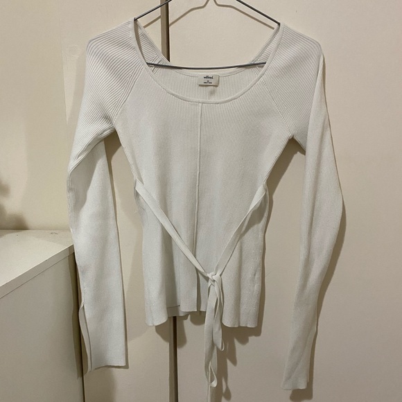 Wilfred white long sleeve sweater
